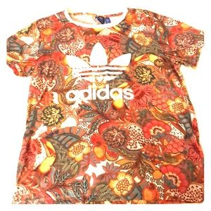 Adidas originals Paisley T-shirt with logo